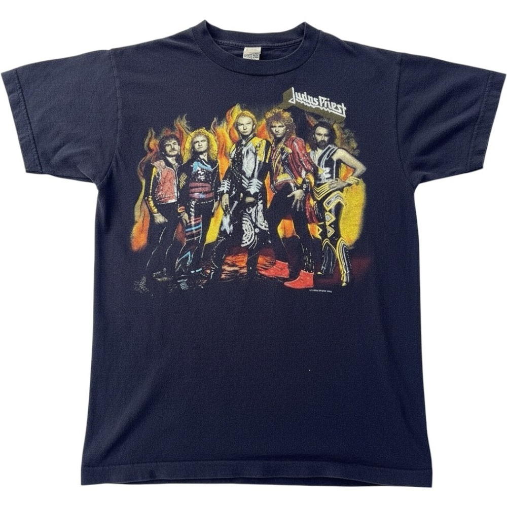 Judas Priest 1986 Fuel For Life Tour Shirt Screen Stars USA L Authentic tour tee
